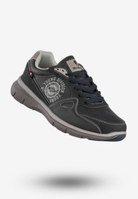 Sneakersy Męskie McBraun Ekoskóra Buty Sportowe Granatowe 24MN03-6754