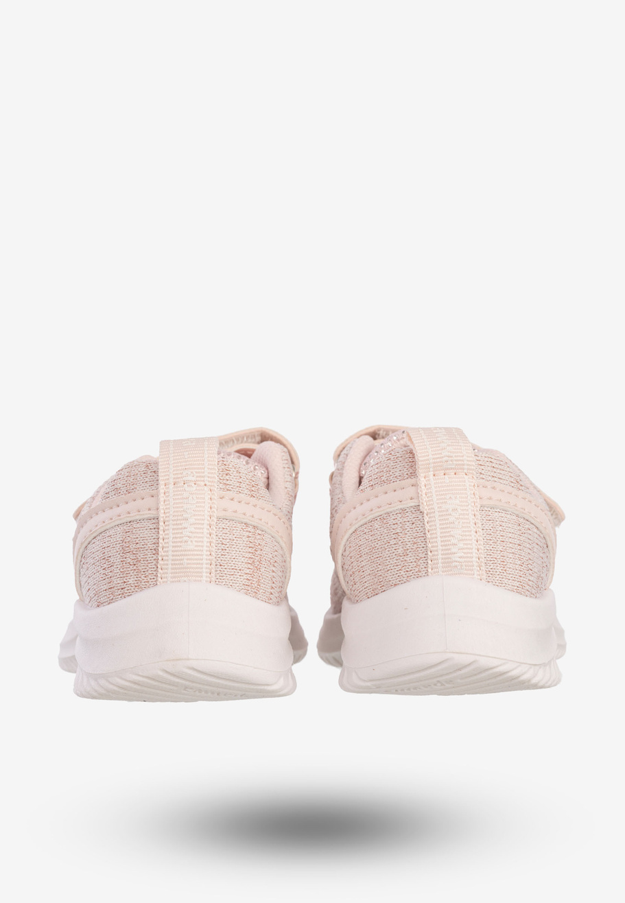 Sneakersy Dziecięce Na Rzepy Buty Sportowe Lekkie Pudrowy Róż Apawwa