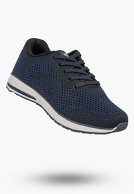 Sneakersy Męskie Buty Sportowe Lekkie Niskie Półbuty Granatowe DK FLAXER