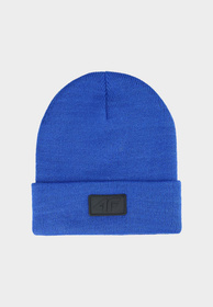 Czapka Dziecięca 4F Zimowa Beanie Niebieska 4FJWAW24ACAPU446