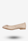 Baleriny Damskie Skórzane Buty Klasyczne Półbuty Beżowe Maciejka P6800-04/00-0