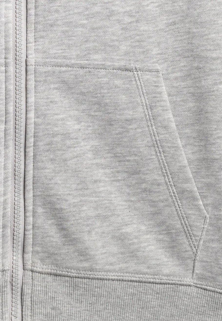 Bluza Chłopięca 4F Nieocieplana z Kapturem Rozpinana Szary 4FJWMM00TSWSM2523