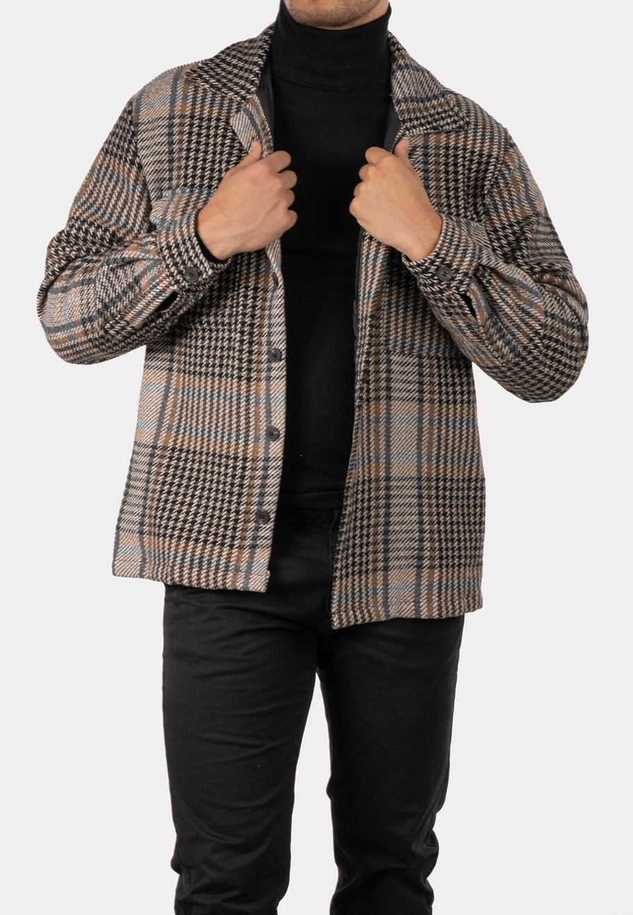 Kurtka Męska Bluza rozpinana OVERSIZE z kołnierzem K-9-2024