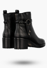 Botki Damskie Buty Na Obcasie Eleganckie Ocieplane Na Zimę Czarne Potocki 25-12527BK