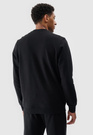 Bluza Dresowa Męska 4F Bez Kaptura Basic Czarna 4FWMM00TSWSM1767