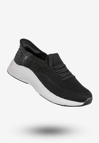Sneakersy Damskie Wsuwane Buty Sportowe Czarne DK Cinda