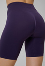 Kolarki Damskie 4F Sportowe Legginsy Szybkoschnące Bezszwowe Treningowe Fioletowe 4FWSS26TFSTF109