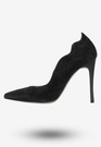 Szpilki Damskie Zamszowe Buty Na Obcasie Eleganckie Darex Czarne C780/1