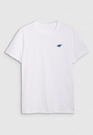 Koszulka Męska 4F Sportowy T-shirt Regular Biały 4FWSS24TTSHM1887