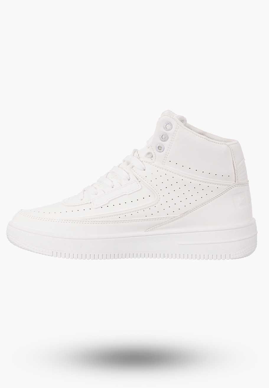 Buty Męskie BIG STAR Trampki Ocieplane Białe OO174553