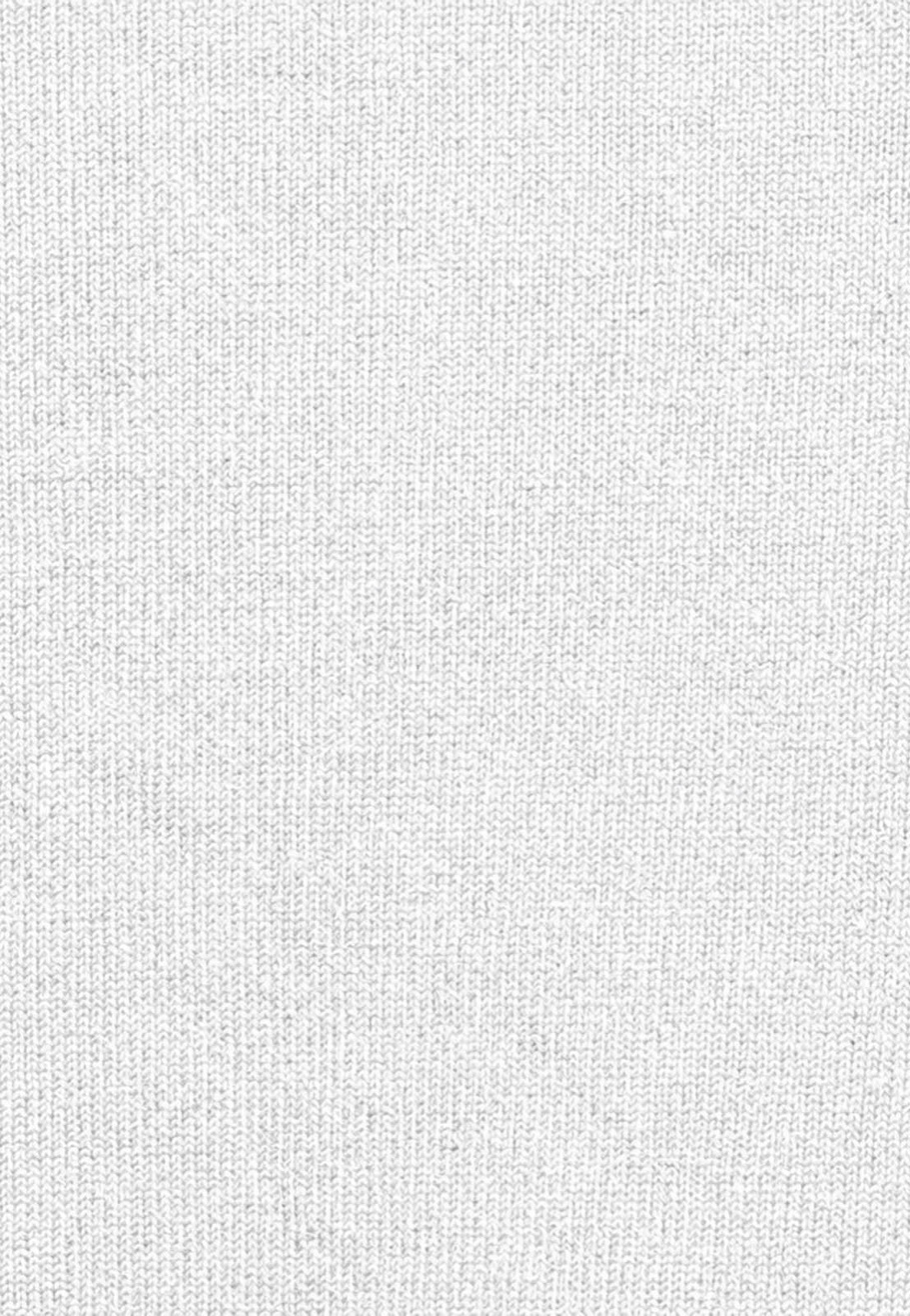 Półgolf męski Slim Fit mocno dopasowany z nieco grubszej dzianiny biały gładki