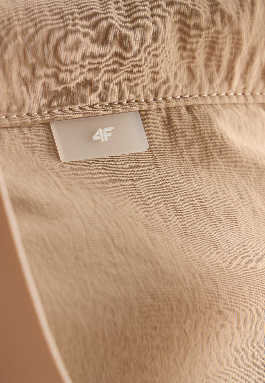 Torba Na Ramię 4F Shopper Torebka Pojemna 14L Funkcjonalna Beżowa 4FWSS26ASBGF109