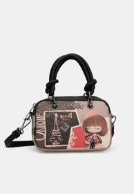 Torebka Damska ANEKKE Mała Do Ręki Stylowa Multikolor Mademoiselle 41801-399