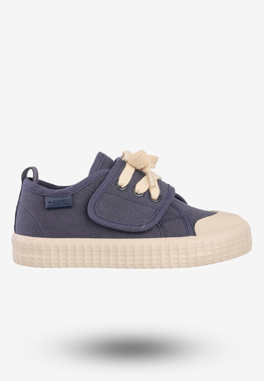 Trampki Dziecięce Buty Na Rzepy BIG STAR Granatowe NN374016