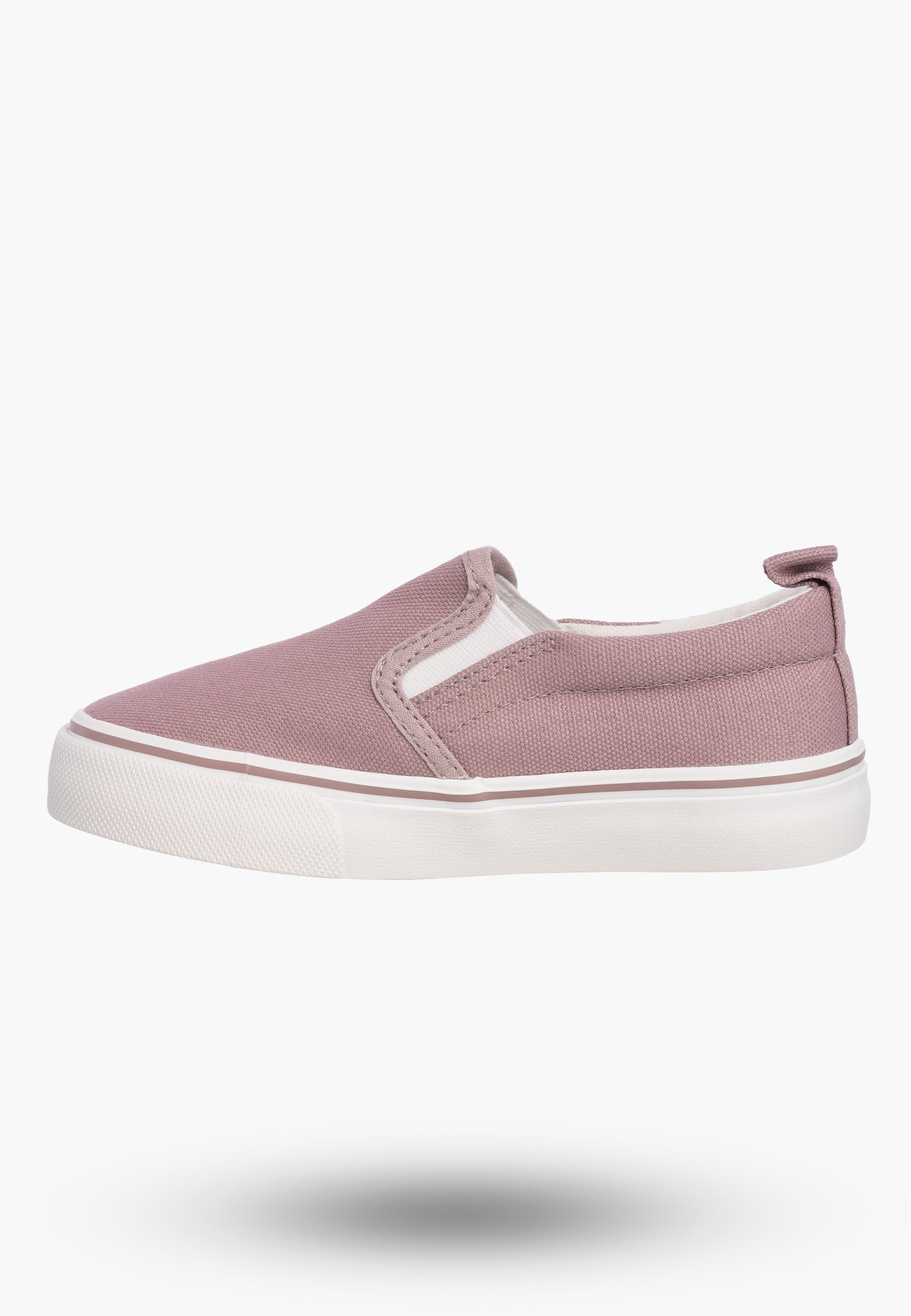 Tenisówki Dziecięce Trampki Różowe Wsuwane Buty Dziewczęce R1435P