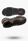 Botki Damskie RIEKER Ekoskóra Buty Ocieplane Casual Brązowe 45956-25