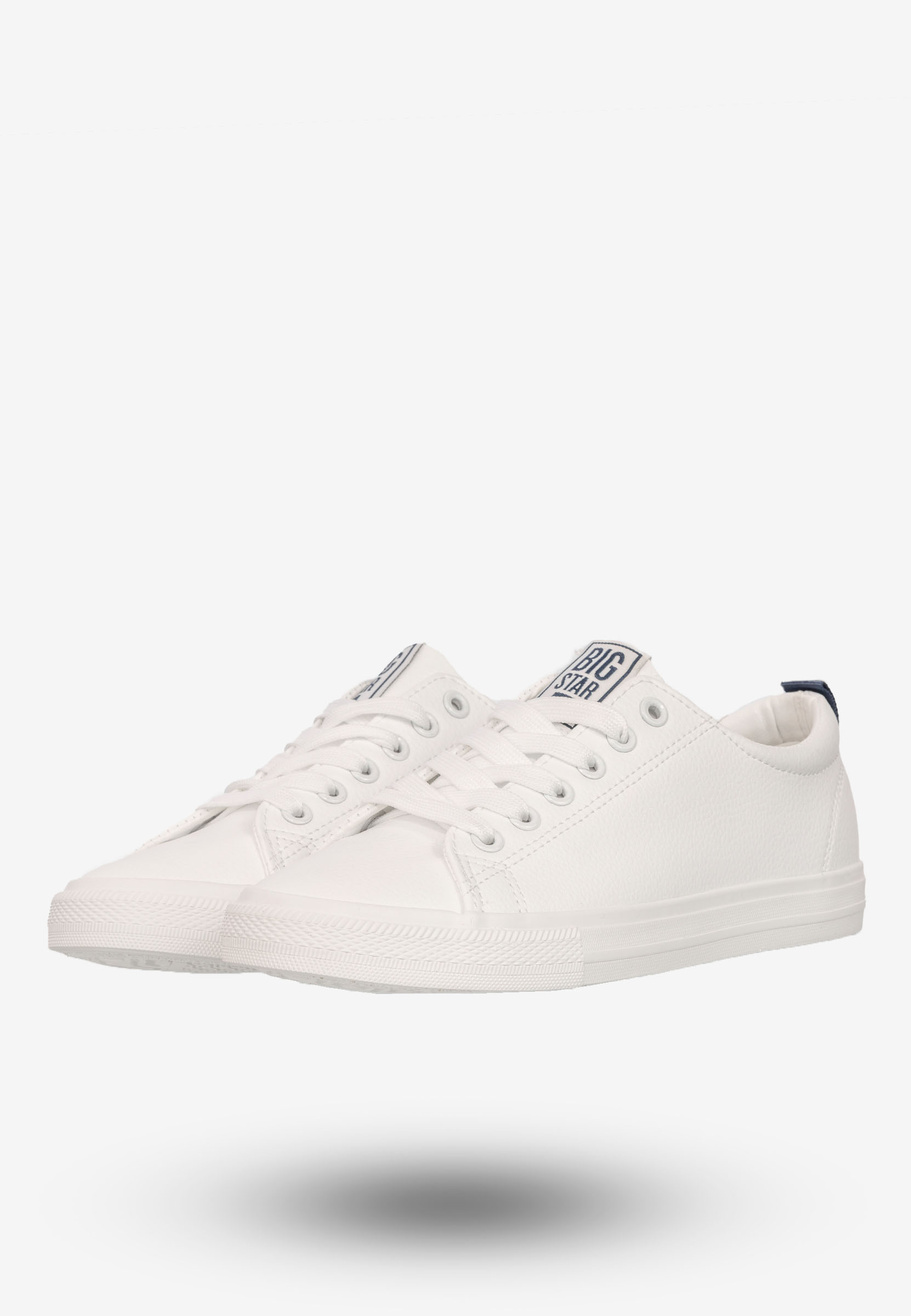 Trampki Damskie BIG STAR Buty Niskie Sneakersy Białe SS274604