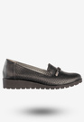 Półbuty Damskie Ekoskóra Buty Eleganckie Jezzi Czarne RMR1628-13