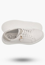 Półbuty Damskie Buty Skórzane Sneskersy z zawieszką Białe Filippo DP6860/26 WH