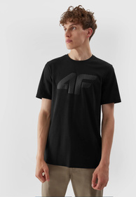 Koszulka Męska 4F T-shirt Czarny Logo