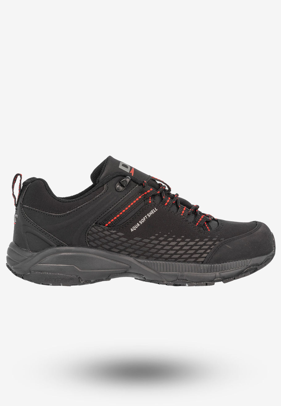Trekkingi Męskie Buty Sportowe Aqua Soft Shell DK Czarne Prince
