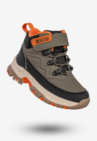 Trapery Dziecięce BIG STAR Buty Ocieplane Trzewiki Zimowe Khaki SS374010