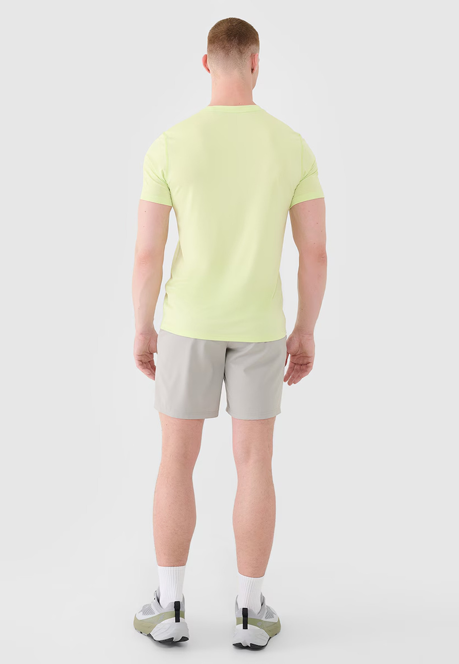 Koszulka Męska 4F T-shirt Treningowy Szybkoschnący Zielony 4FWSS25TFTSM1343