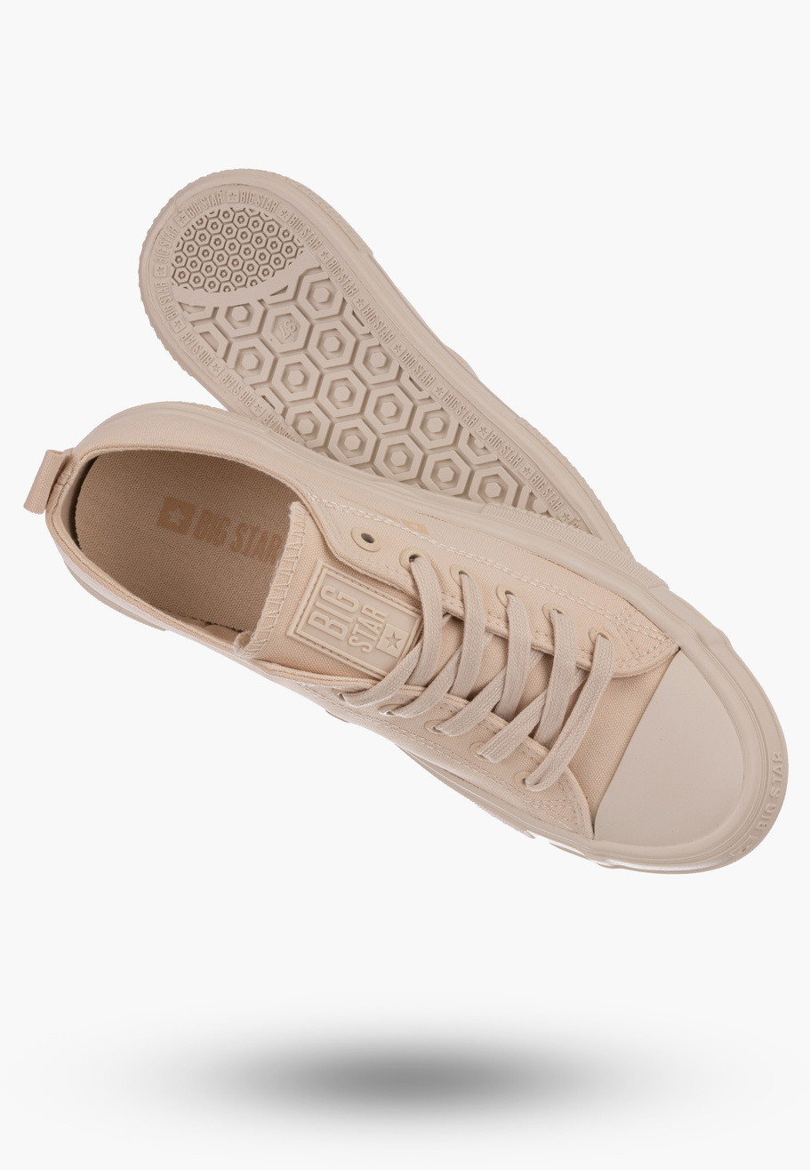 Trampki Big Star Beżowe Buty Damskie NN274854