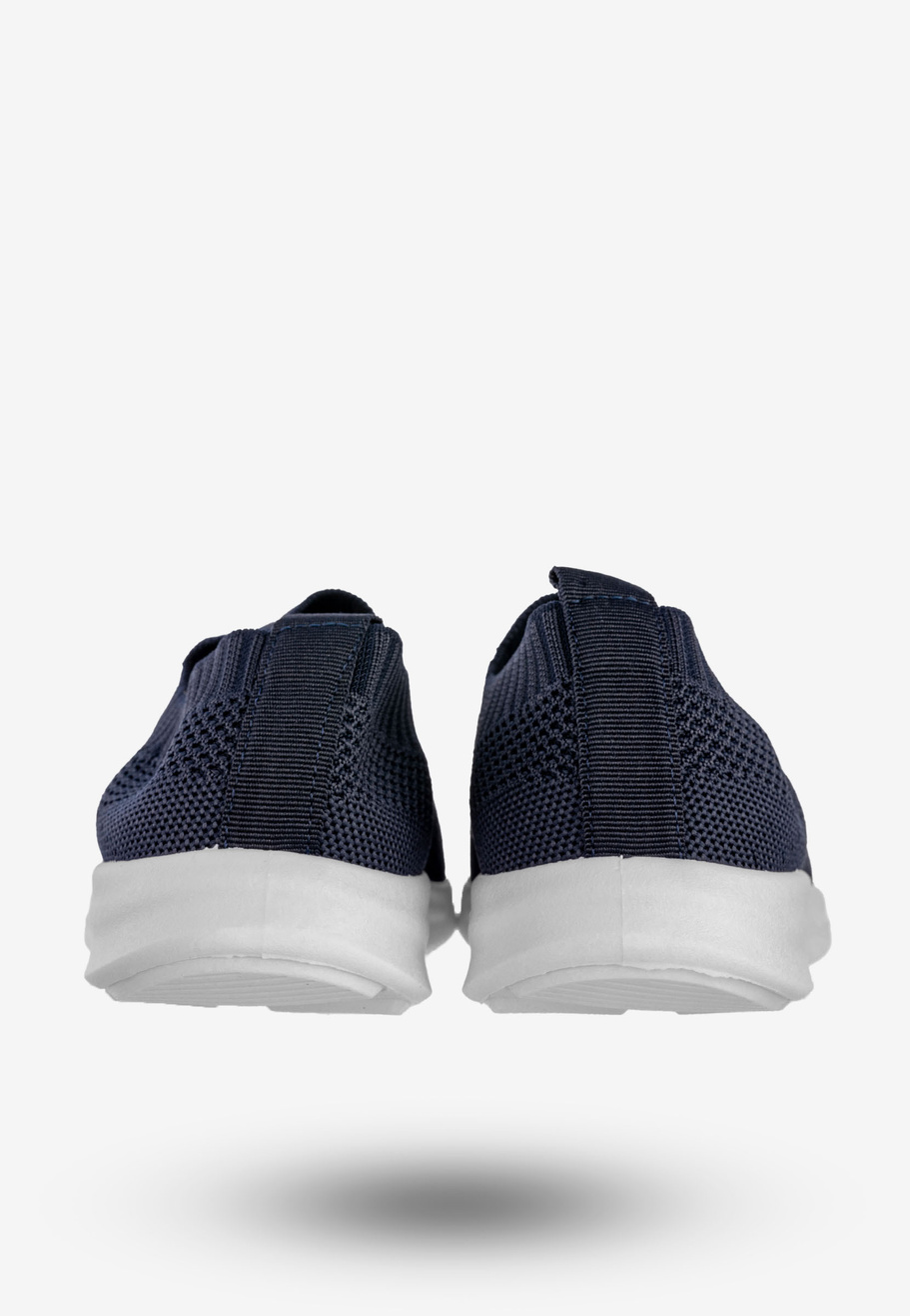 Sneakersy Dziecięce Wsuwane Buty Sportowe Półbuty Granatowe Apawwa Z516