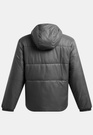 Kurtka Puchowa Męska Under Armour Sportowa Ocieplana Zimowa Z Kapturem Szara Lightweight Insulated