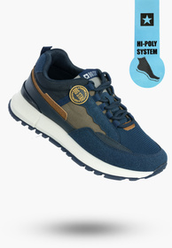 Buty Męskie BIG STAR Sneakersy Sportowe Granatowe RR174279