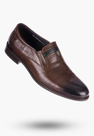 Półbuty Męskie JOHN DOUBARE Brązowe Skóra Naturalna YGC-Z253-351-3