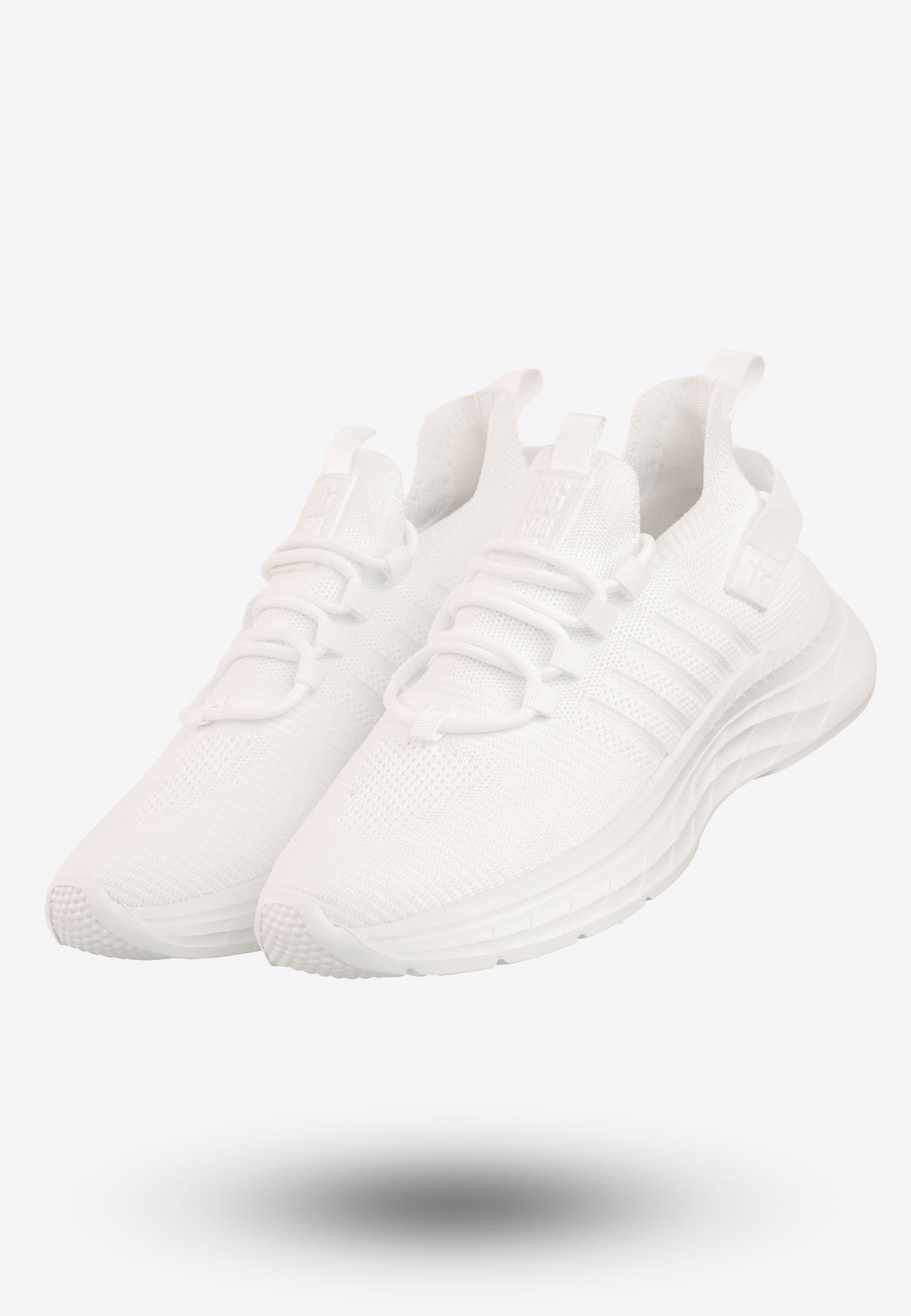 Sneakersy Męskie Buty Sportowe Wsuwane BIG STAR Białe RR174266