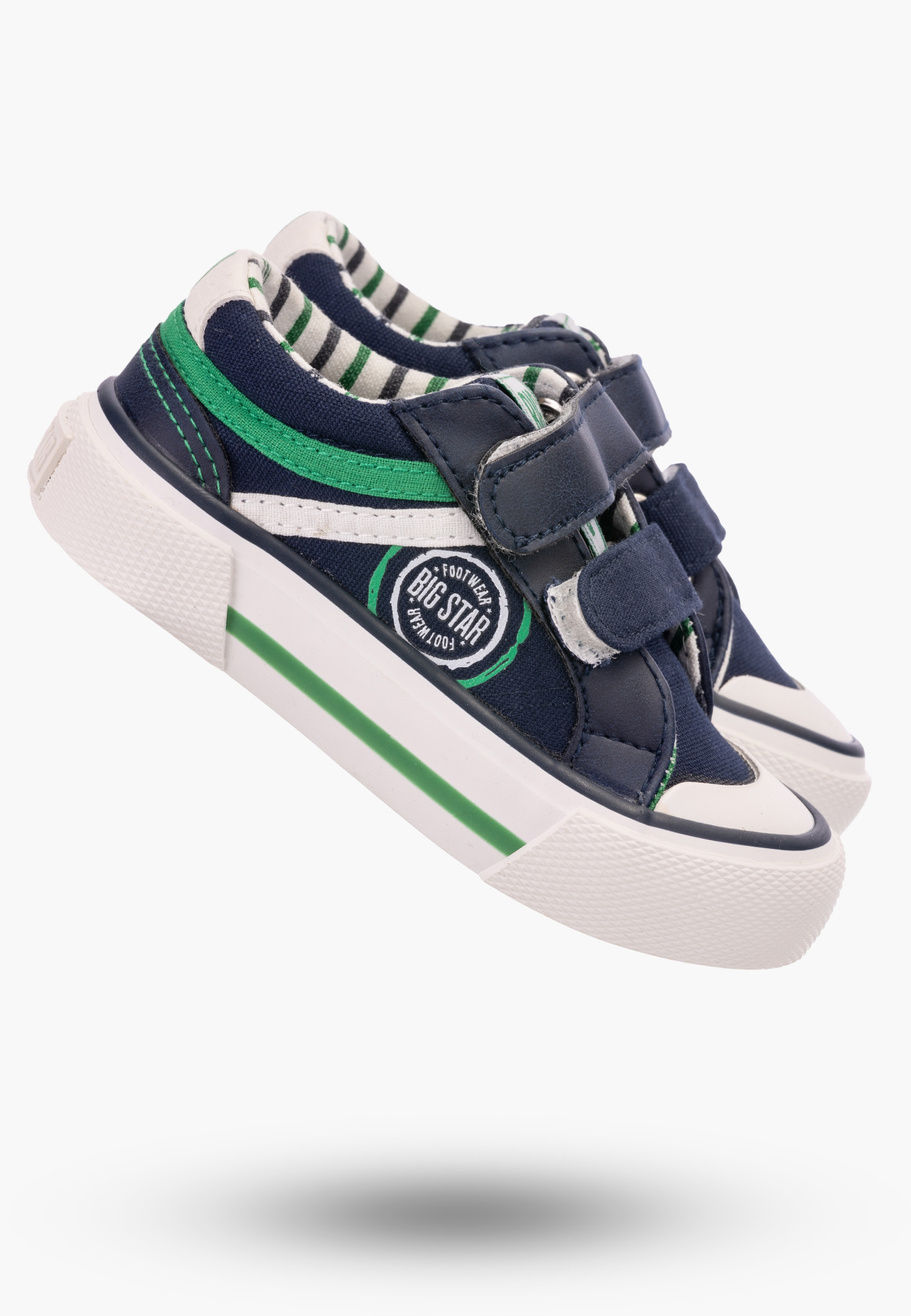 Buty Chłopięce Big Star Sneakersy na rzepy JJ374315