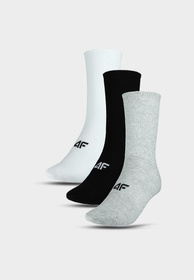 Skarpety Unisex 4F Multikolor Za Kostkę 3-PAK 4FWAW24USOCU353