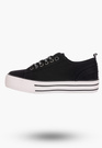 Trampki Damskie Big Star Czarne gruba podeszwa KK274013