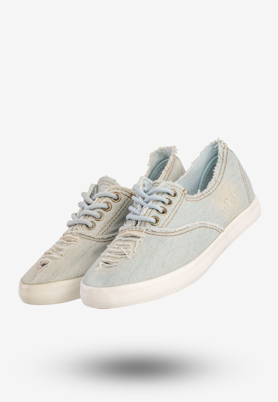 Tenisówki Damskie Buty Jeansowe Trampki Lekkie Niebieskie Seastar XIN11P