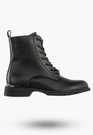 Botki Damskie Skórzane Buty Ocieplane Na Zimę Wysokie Czarne Filippo DBT6520/25BK