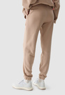 Spodnie Damskie 4F Joggery Dresowe Dresy Sportowe Beżowe 4FWSS24TTROF665