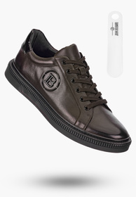 Buty Męskie JOHN DOUBARE Skórzane Brązowe Półbuty QA530D