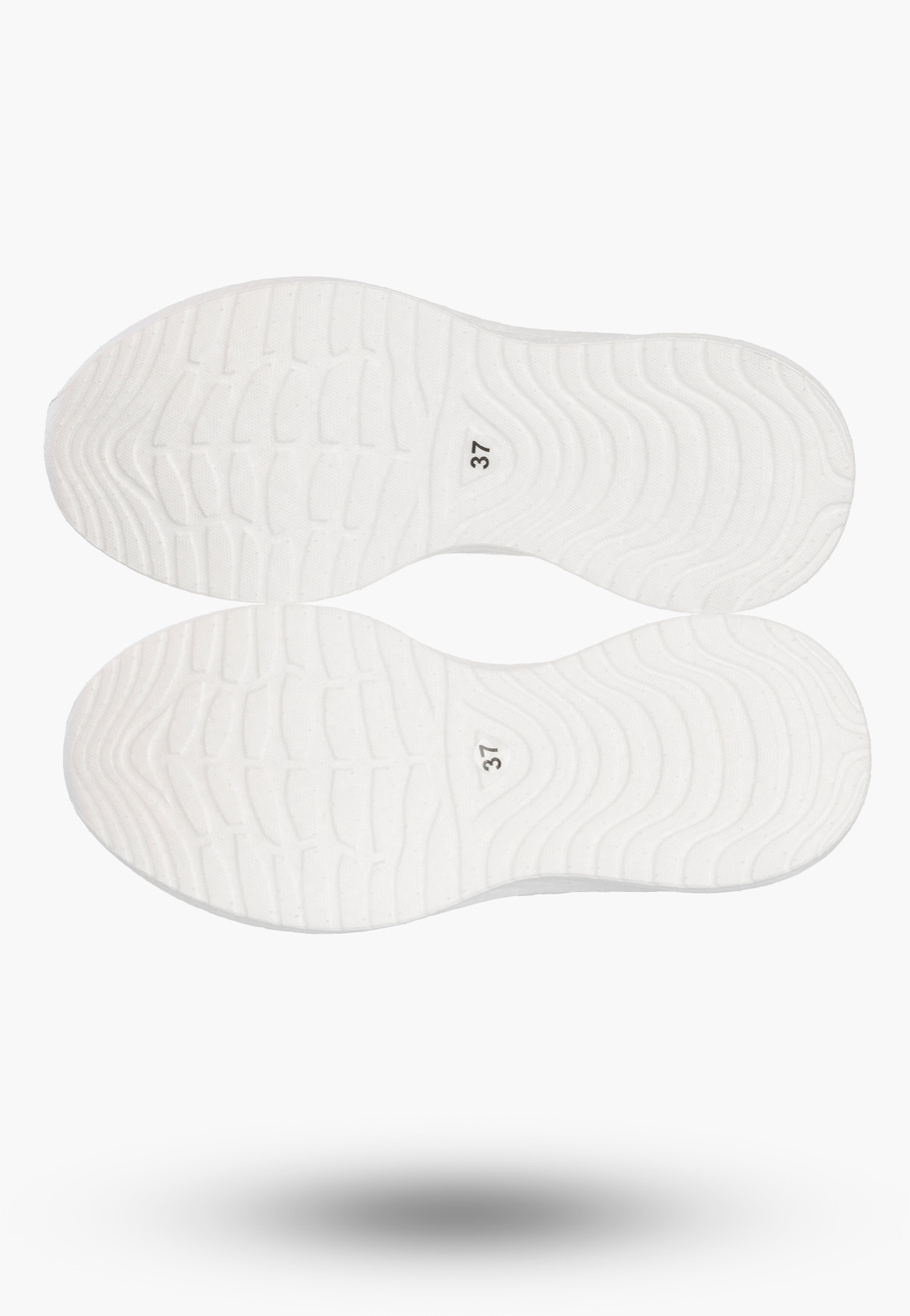 Sneakersy Damskie BIG STAR Buty Sportowe Lekkie Wsuwane Białe UU274056