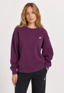 Bluza Damska 4F Bez Kaptura Sportowa Regular Casual Dresowa Burgundowa 4FWSS26TSWSF2204
