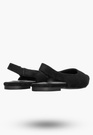 Baleriny Damskie Slingback Buty z odkrytą piętą Eleganckie Czarne