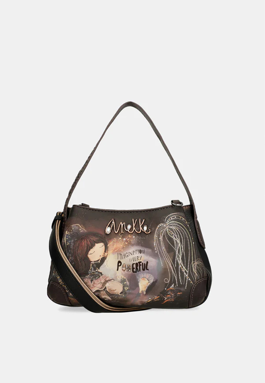 Torebka Damska ANEKKE Torba Na Ramię Stylowa Brązowa Dreamverse 39703-446