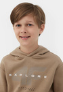 Bluza Chłopięca 4F z kapturem camel