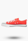 Trampki Damskie Buty Sportowe Niskie Casual Klasyczne Czerwone American Club