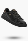 Sneakersy Męskie BIG STAR Buty Sportowe Skórzane Czarne UU174291