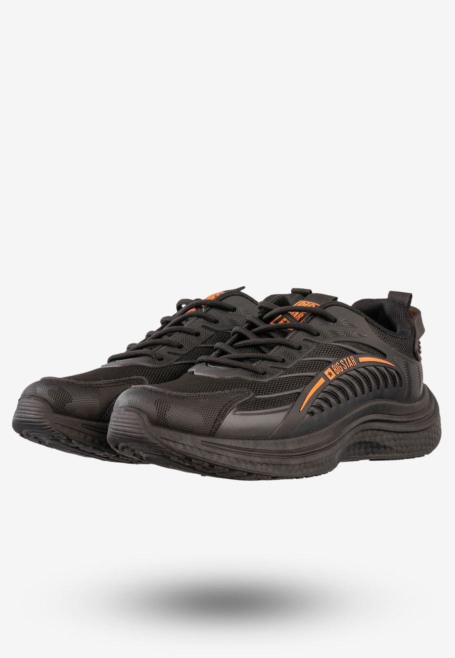 Sneakersy Męskie Buty Sportowe BIG STAR Czarne RR174559
