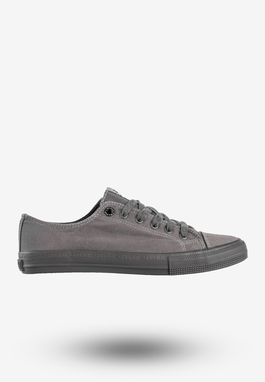 Trampki Męskie BIG STAR Buty Sportowe Klasyczne Szare FF174335