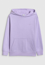 Bluza Dziecięca 4F Sportowa Z Kapturem Ocieplana Regular Fioletowa 4FJWSS26TSWSF2323